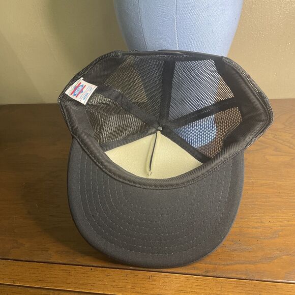 Vintage 90s Nissin Cap Rope/Foam/Mesh Trucker  Snapback Hat/Cap Politics - Picture 6 of 7